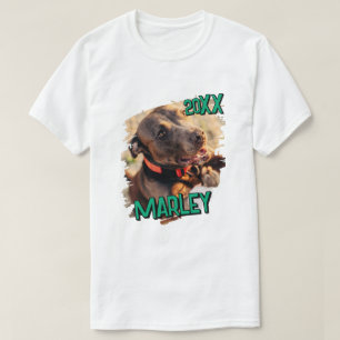 Modernes, einfaches Grunge Foto T-Shirt