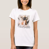 Modernes, einfaches Grunge Foto T-Shirt (Vorderseite)