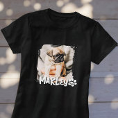 Modernes, einfaches Grunge Foto T-Shirt