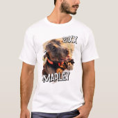 Modernes, einfaches Grunge Foto T-Shirt (Vorderseite)