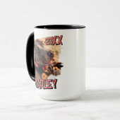 Modernes, einfaches Grunge Foto Tasse (Vorderseite Links)