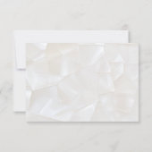 Modernes einfaches Hochzeitsstipendium QR RSVP Karte (Rückseite)