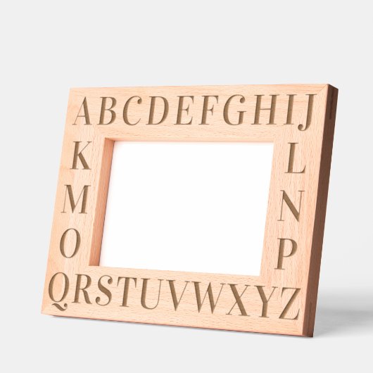 Modernes einfaches Kinderlernen, das englische Alp Geätzte Rahmen (Links)