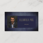 Modernes, einfaches, klassisches, Berufliches Foto Visitenkarte (Vorderseite)