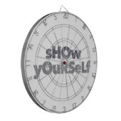 Modernes, einfaches, kühnes, urbanes Design Zeigen Dartscheibe (Vorderseite Links)