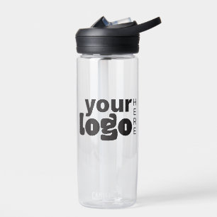 Modernes, einfaches Logo hier Trinkflasche