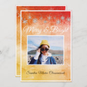 Modernes einfaches Minimal Metalic Orange Red (Vorne/Hinten)