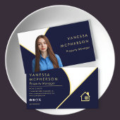 Modernes, einfaches, Minimalistisch transparentes Visitenkarte