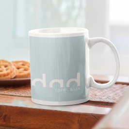 Modernes, einfaches Minimalistisches Design für Va Kaffeetasse