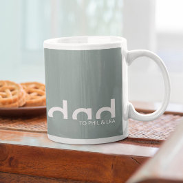 Modernes, einfaches Minimalistisches Design für Va Kaffeetasse
