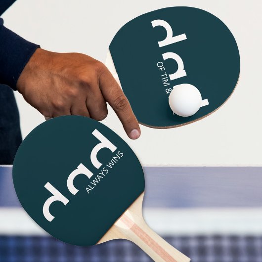 Modernes, einfaches Minimalistisches Design für Va Tischtennis Schläger