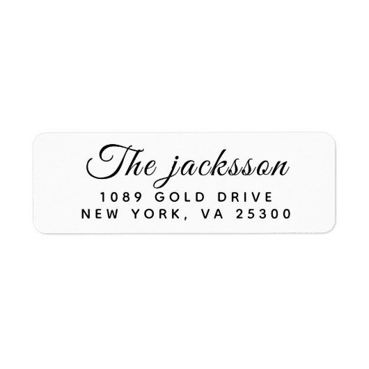 Modernes, einfaches Minimalistisches Script (Vorne)