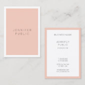 Modernes, einfaches Minimalistisches Template Visitenkarte (Vorne/Hinten)