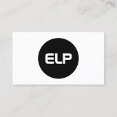 Modernes, einfaches Minimalistisches Weiß Beruflic Visitenkarte (Vorderseite)