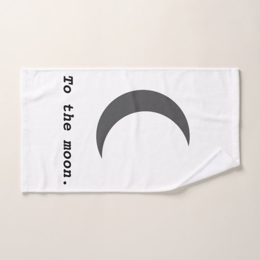 Modernes, einfaches Mondpreisangebot Handtuch (Handtuch)