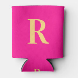 Modernes einfaches Monogramm Dosenkühler