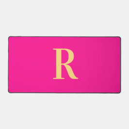 Modernes einfaches Monogramm Schreibtischunterlage