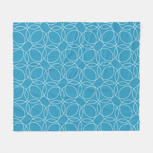 Modernes, einfaches Muster Fleecedecke (Vorderseite (Horizontal))