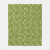 Modernes, einfaches Muster Fleecedecke (Vorderseite)