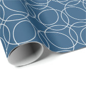 Modernes, einfaches Muster Geschenkpapier (Rolleneckpunkt)