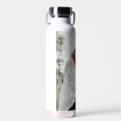 Modernes einfaches, neu verheiratetes Hochzeitssem Trinkflasche (Vorne)