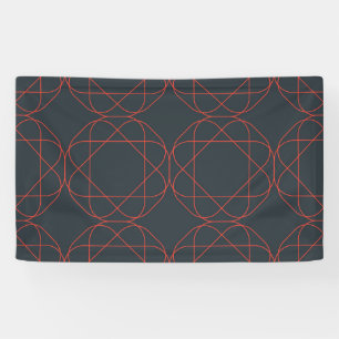 Modernes, einfaches, niedliches, spielerisches geo banner