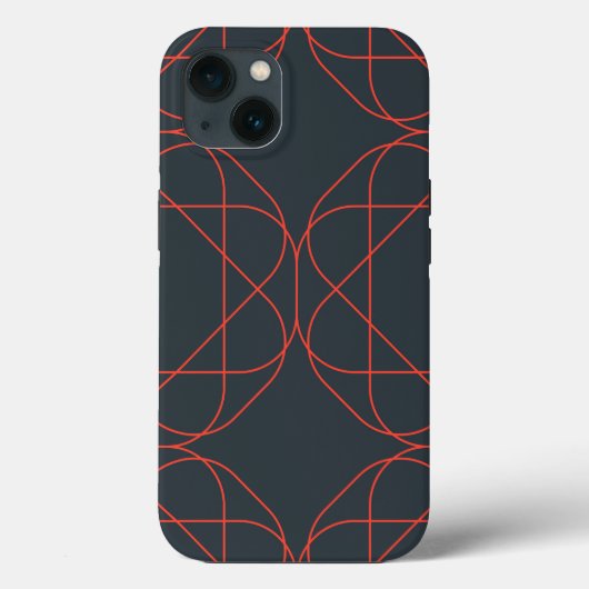 Modernes, einfaches, niedliches, spielerisches geo Case-Mate iPhone hülle (Rückseite)