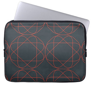 Modernes, einfaches, niedliches, spielerisches geo laptopschutzhülle