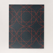 Modernes, einfaches, niedliches, spielerisches geo puzzle (Vertikal)