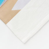 Modernes einfaches Oma Herz 8 Foto Collage Custom Fleecedecke (Ecke)