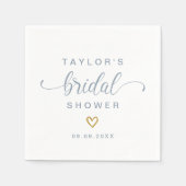 Modernes, einfaches Party für elegantes Skript-Bra Serviette (Vorderseite)