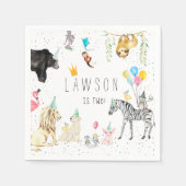 Modernes, einfaches Party Serviette (Vorderseite)