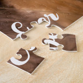 Modernes Einfaches Personalisiertes Dog-Foto Puzzle (Seite)