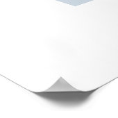 Modernes, einfaches Personalisiertes Poster (Ecke)