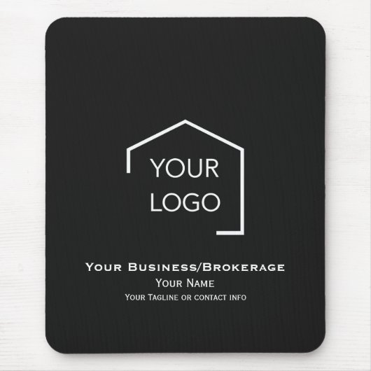 Modernes einfaches professionelles Logo Mousepad (Vorne)