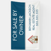 Modernes einfaches Real Anwesen Realtor Marketing Banner (Vertikal)