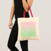 Modernes einfaches Regenbogengefälle mit farbenfro Tragetasche (Vorderseite (Produkt))