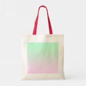 Modernes einfaches Regenbogengefälle mit farbenfro Tragetasche (Rückseite)