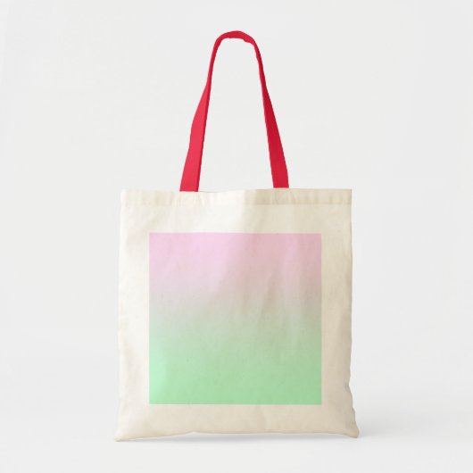 Modernes einfaches Regenbogengefälle mit farbenfro Tragetasche (Vorne)