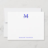 Modernes, einfaches, rostfreies Metal Mitteilungskarte (Vorderseite)