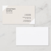 Modernes, einfaches, Schlichtes Berufliches und au Visitenkarte (Vorne/Hinten)