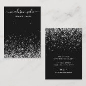 Modernes, einfaches Schmuckstück mit Ohrmuschel Ch Visitenkarte (Vorne/Hinten)