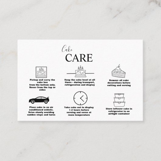 Modernes einfaches Schwarz-Weiß-Geschäft Visitenkarte (Vorderseite)