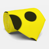 Modernes, einfaches Schwarzes Nadelmuster Krawatte (Gerollt)