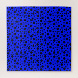 Modernes, einfaches Schwarzes Nadelmuster Puzzle