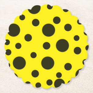 Modernes, einfaches Schwarzes Nadelmuster Untersetzer