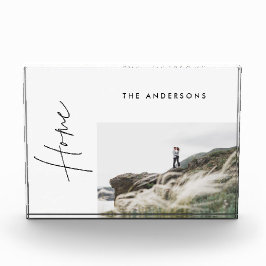 modernes, einfaches, schwarzes Zuhause-Foto-Famili Fotoblock