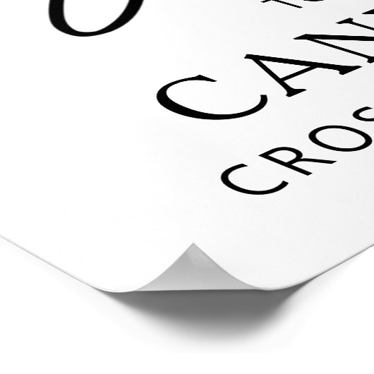 Modernes einfaches Script Graduate Willkommen 4 Fo Poster (Ecke)