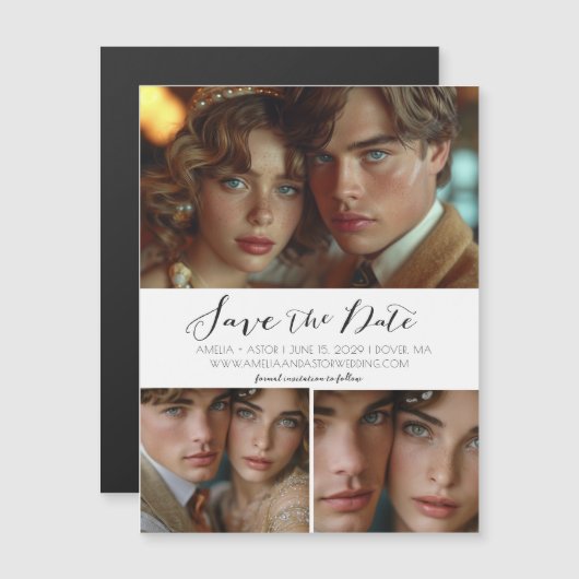 Modernes, einfaches Skriptverzeichnis Speichern de Magnetkarte (Vorne/Hinten)