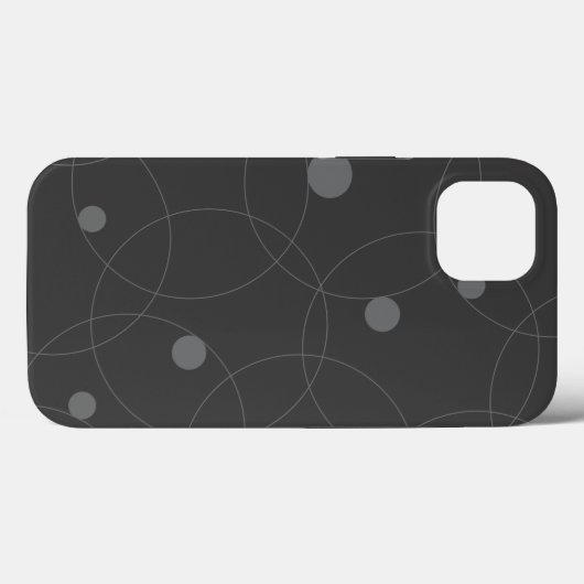 Modernes, einfaches, spielerisches, lustiges Kreis Case-Mate iPhone Hülle (Rückseite (Horizontal))